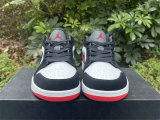 Authentic Air Jordan 1 Low “Black Toe”