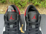 Authentic Air Jordan 1 Low “Black Toe”