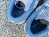 Authentic Air Jordan 1 Low GS Blue/White
