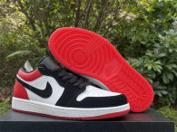 Authentic Air Jordan 1 Low “Black Toe”