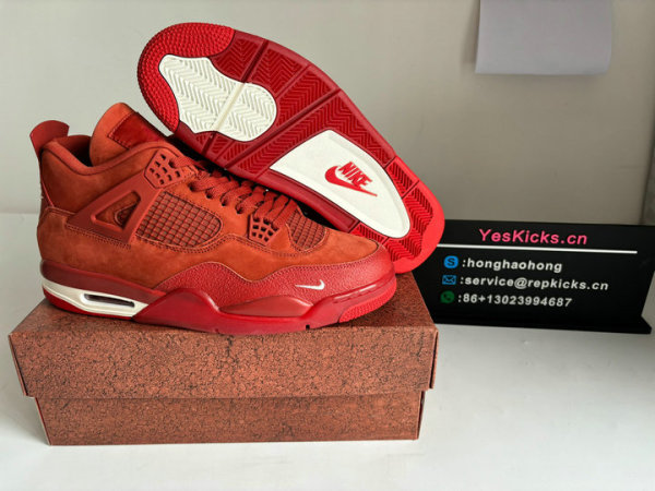Authentic Nigel Sylvester x Air Jordan 4 “Brick by Brick”