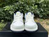 Authentic Air Jordan 1 Low Denim Blue/White
