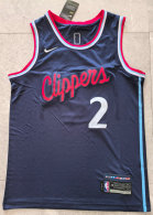 Men's Los Angeles Clippers Nike Blue #2 Leonard Fashion Jersey
