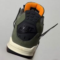 Authentic UNDEFEATED x Air Jordan 4 Deep Green/Clementine