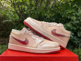 Authentic Air Jordan 1 Low “Valentine’s Day”