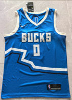 Milwaukee Bucks Blue Jersey (1)