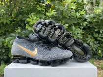 Authentic Nike Air VaporMax Flyknit Grey/Brown/Black Authentic Nike Air VaporMax Flyknit Grey/Brown/Black