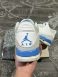 Perfect Air Jordan 3 White/Hydrogen Blue