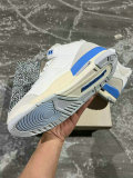 Perfect Air Jordan 3 White/Hydrogen Blue