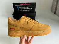 Authentic Supreme x Nike Air Force 1 Low “Flax”