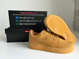 Authentic Supreme x Nike Air Force 1 Low “Flax”