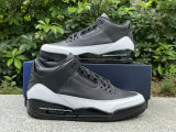 Authentic Fragment x Air Jordan 3 Black White