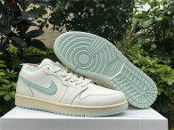 Authentic Air Jordan 1 Low GS Sail/White/Gold