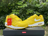 Authentic Supreme x Nike Air Max1'87 White/Yellow/Red