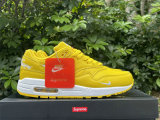 Authentic Supreme x Nike Air Max1'87 White/Yellow/Red