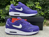 Authentic Supreme x Nike Air Max1'87 Purple/White