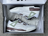 Authentic Jordan Spizike Low White/Brown/Green