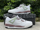 Authentic Jordan Spizike Low White/Brown/Green