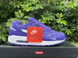 Authentic Supreme x Nike Air Max1'87 Purple/White