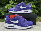 Authentic Supreme x Nike Air Max1'87 Purple/White