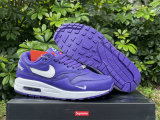 Authentic Supreme x Nike Air Max1'87 Purple/White