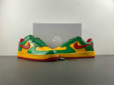 Authentic Lil Yachty x Nike Air Force 1 Low Lucky Green/Mystic Red/University Gold