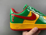 Authentic Lil Yachty x Nike Air Force 1 Low Lucky Green/Mystic Red/University Gold