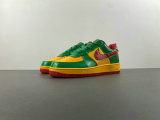 Authentic Lil Yachty x Nike Air Force 1 Low Lucky Green/Mystic Red/University Gold
