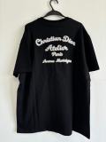 Dior Short Round Collar T-shirt XXL (6)