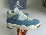 Authentic Air Jordan 4 Denim “Worn Blue”