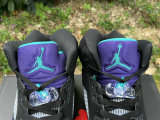 Authentic Air Jordan 5 Black Grape