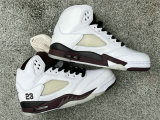 Authentic A Ma Maniére x Air Jordan 5 Violet Ore
