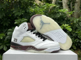 Authentic A Ma Maniére x Air Jordan 5 Violet Ore