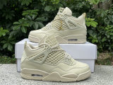 Authentic Air Jordan 4 GS “Rattan”