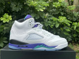 Authentic Air Jordan 5 GS “Grape ”