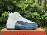 Authentic Air Jordan 12 GS “French Blue”
