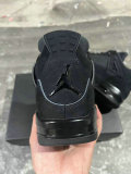 Perfect Air Jordan 4 WMNS All Black