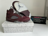 Authentic Air Jordan 5 “Burgundy”