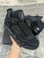 Perfect Air Jordan 4 WMNS All Black