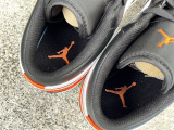 Authentic Air Jordan 1 Low GS Black/White/Orange