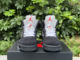 Authentic Air Jordan 5 GS “Black Metallic Reimagined ”