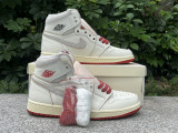 Authentic Air Jordan 1 HI Rare Air  “Cinnabar”