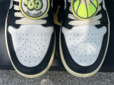 Authentic Air Jordan 1 Low Luminous Gree/Sail