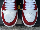 Authentic Air Jordan 1 Low Red/White