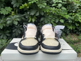 Authentic Air Jordan 1 Low GS Beige/Black