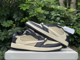Authentic Air Jordan 1 Low GS Beige/Black