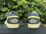 Authentic Air Jordan 1 Low Luminous Gree/Sail