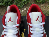 Authentic Air Jordan 1 Low Red/White