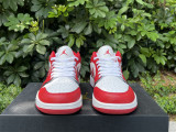 Authentic Air Jordan 1 Low Red/White