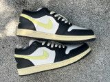 Authentic Air Jordan 1 Low Luminous Gree/Sail